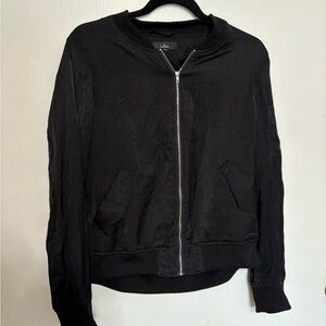 Lulu's Black Zip-Up Jacket